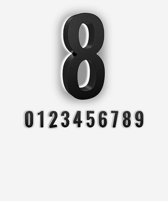 back number会報 ♯1〜♯25 LumaNumbers - Illuminated Address